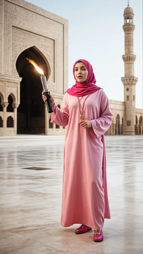 a woman, wearing Muslim