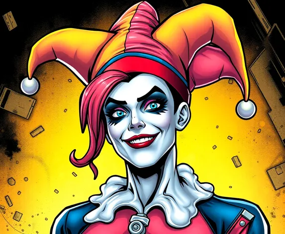 jester hat harley quinn