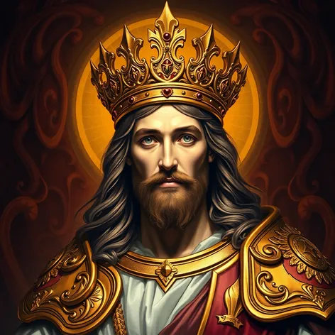 jesus in crown