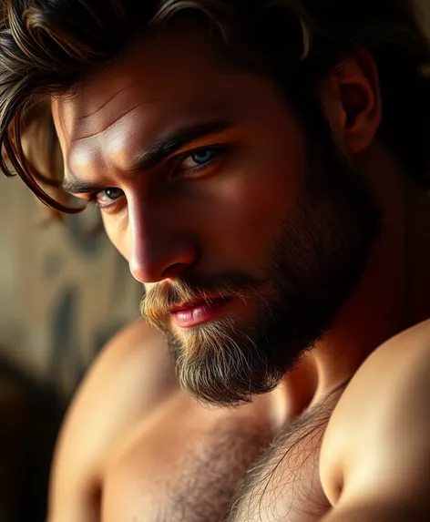 beautiful hairy men