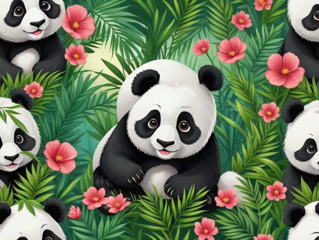 cartoon panda