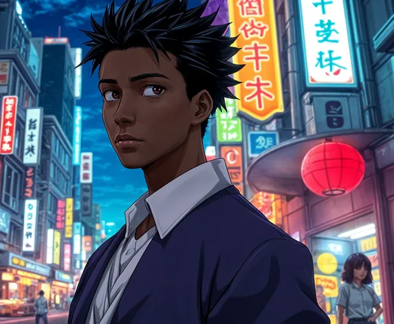 black male anime characters