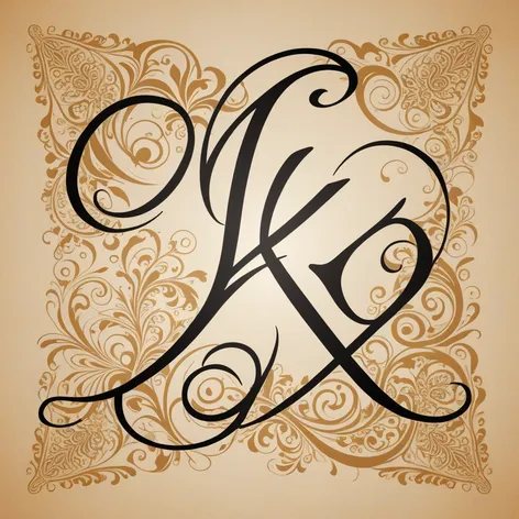 calligraphy k