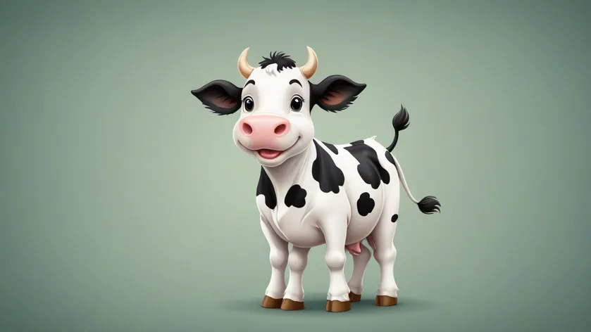 cute cartoon cow