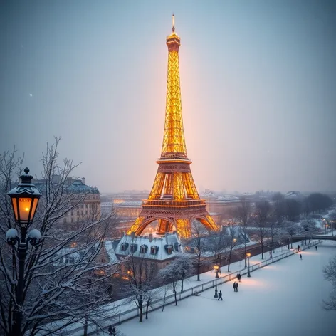 winter in paris