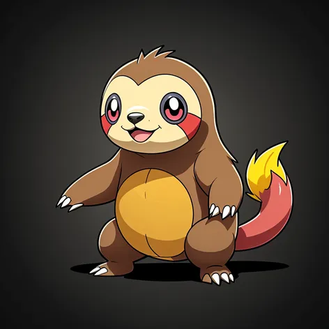 an original sloth pokemon