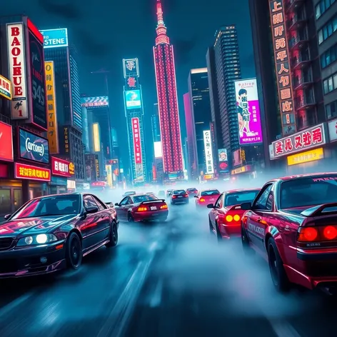 cars in tokyo drift