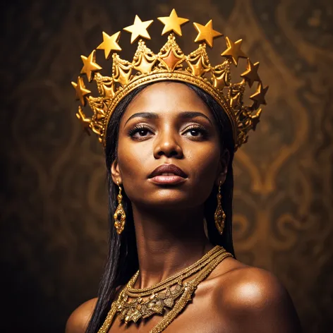 Black woman with crown