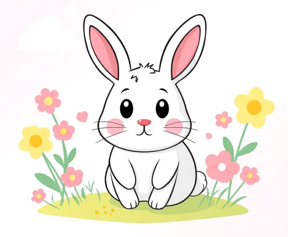 easy to draw rabbit