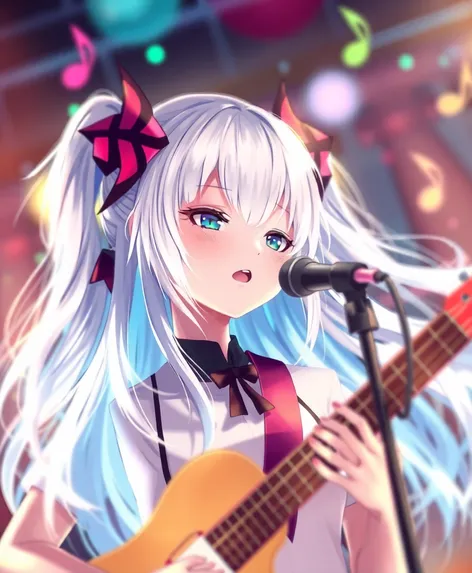 white hair vocaloid