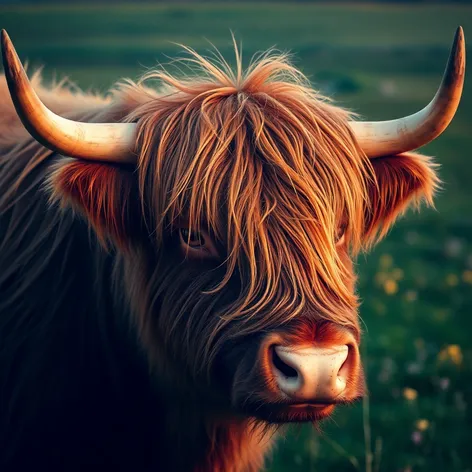 long haired bovine