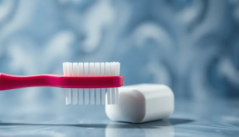 toothbrush and toothpaste