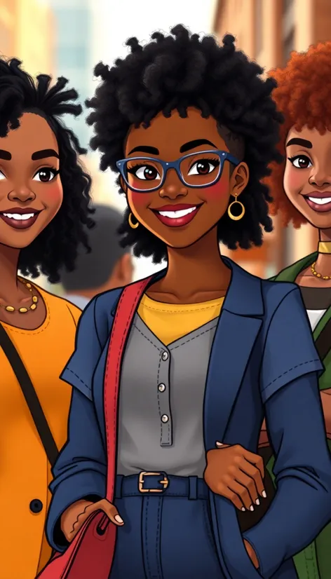 smart black girl characters