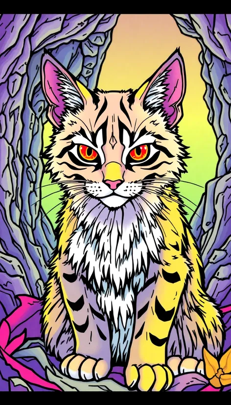 warior cat coloring pages