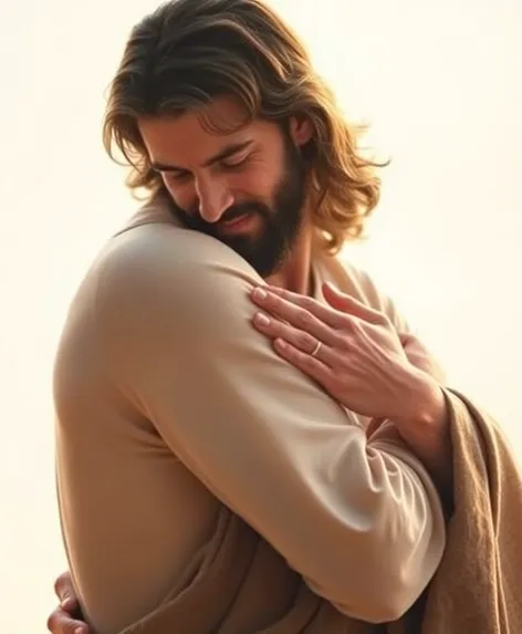 images of jesus hugging