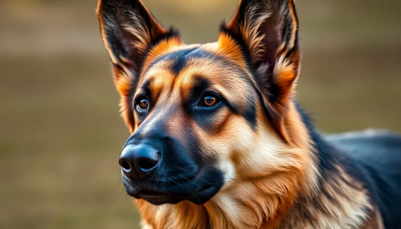 german shepherd tan black