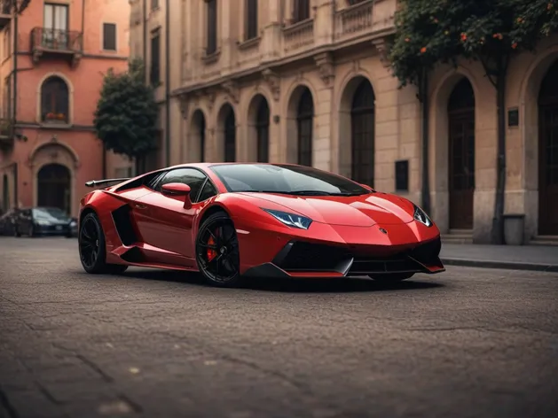 red lamborghini