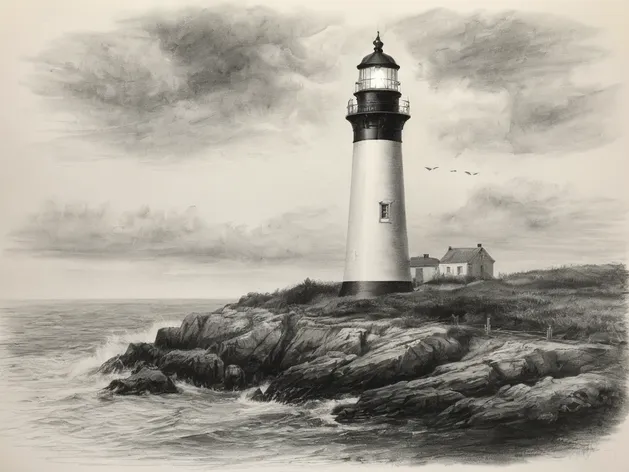 lighthouse drawing