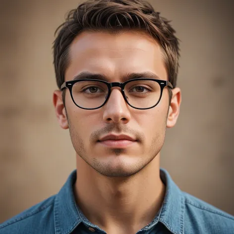 Balld guy with glasses