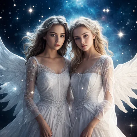 angels white universe