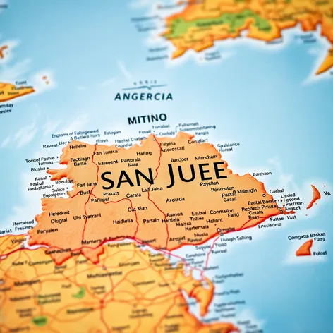 san juan on map