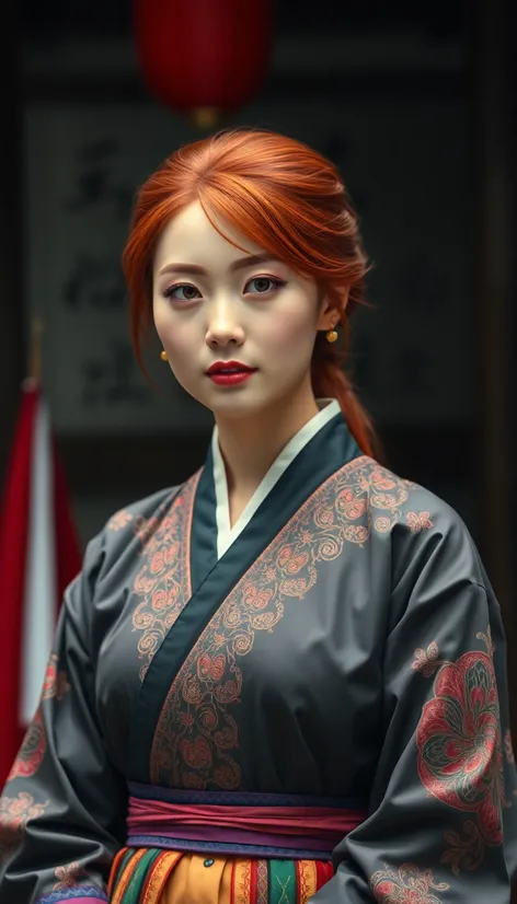 redhead korean