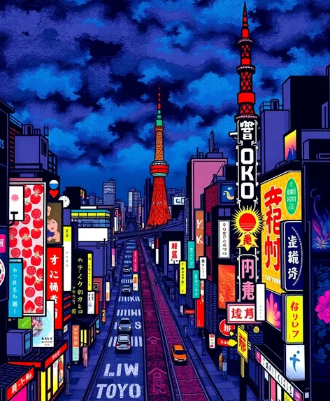 tokyo art t-shirt