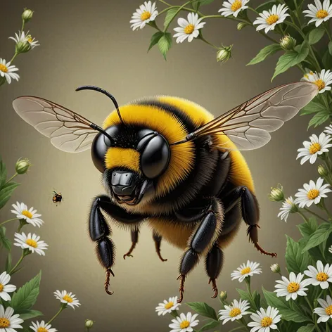 a cool bumblebee wearing