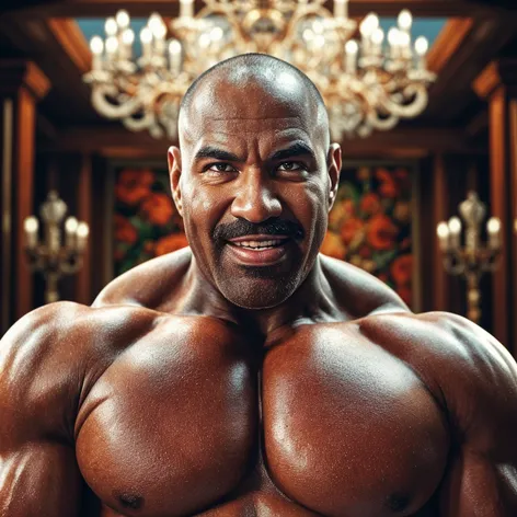 steve harvey and muscular