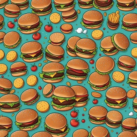 cartoon burger