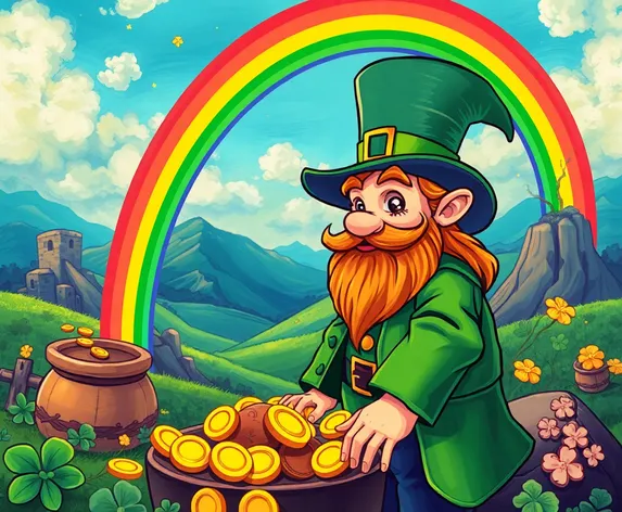 leprechaun coloring page