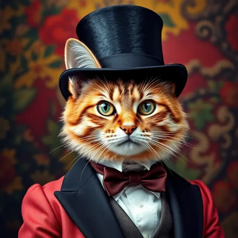 cat wearing top hat