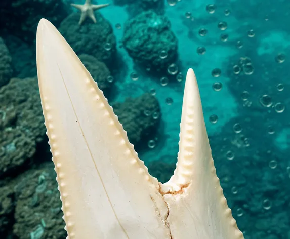 great white shark tooth