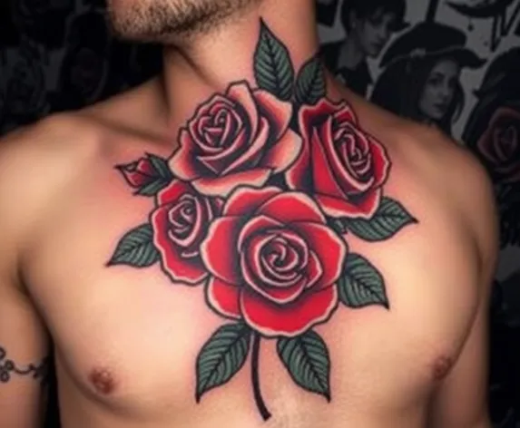 roses tattoos for guys