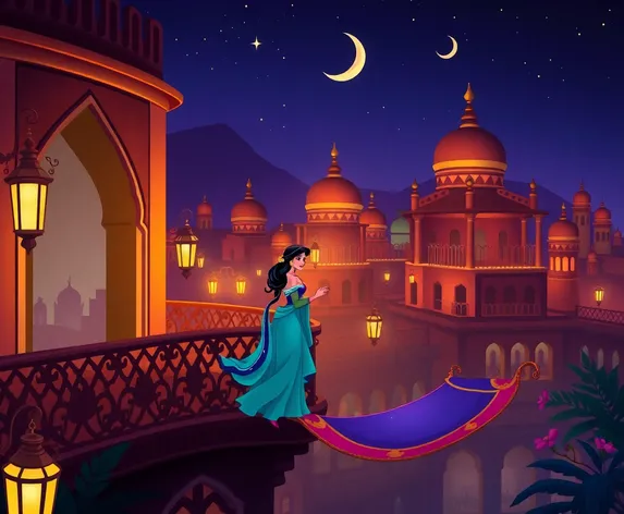 aladdin and jasmine balcony