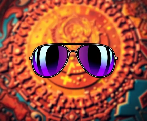 black aviator glasses icon