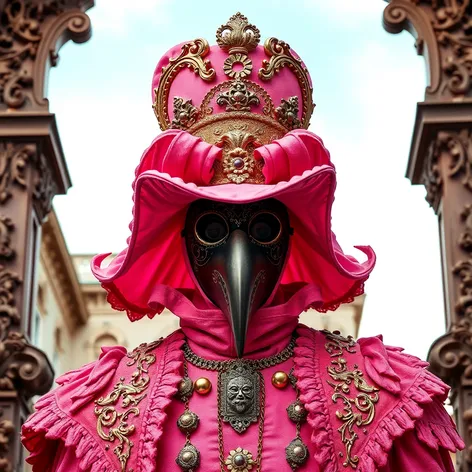 pink plague doctor