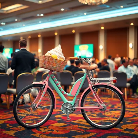 icecream bicycle during conference