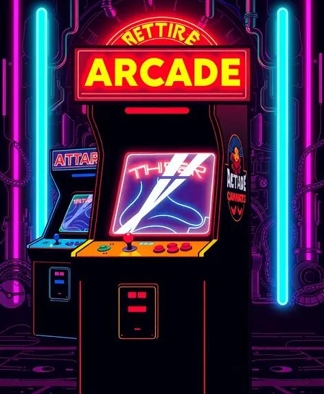 arcade advertising flyer