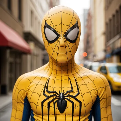 yellow spider man