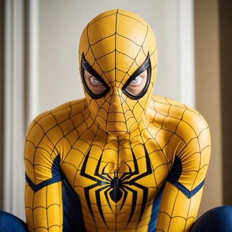 yellow spider man