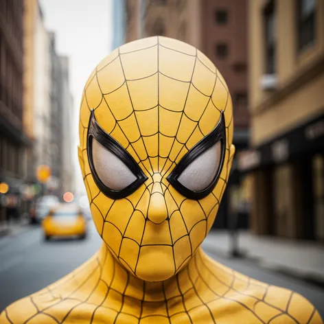 yellow spider man