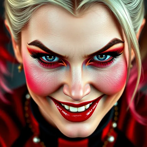 harley quinn close up