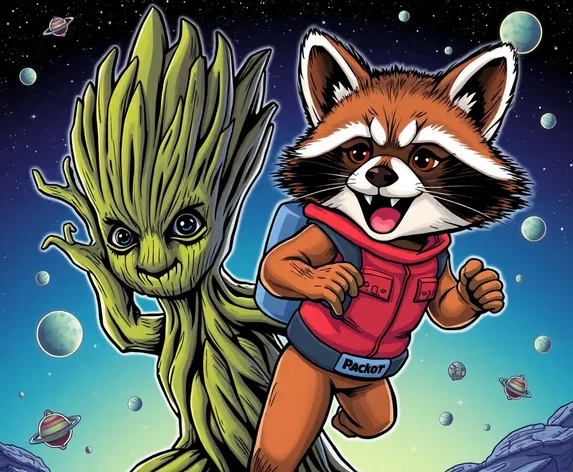 groot and rocket images