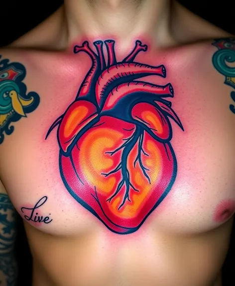 anatomical heart tattoo ideas