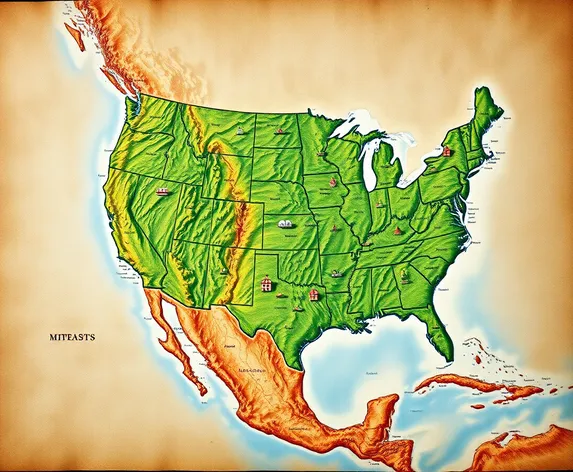 map of western america