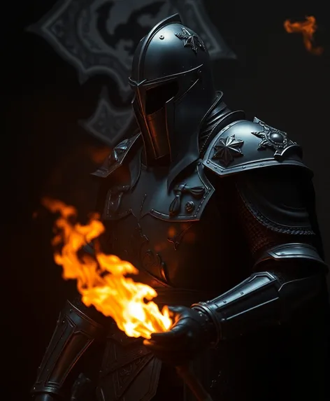 medieval black armor