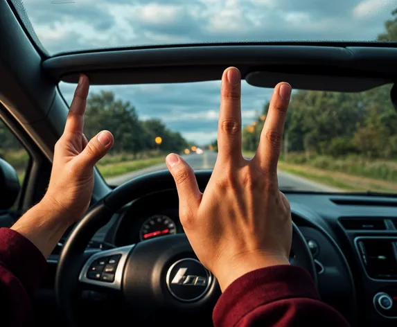 hand signals for driving