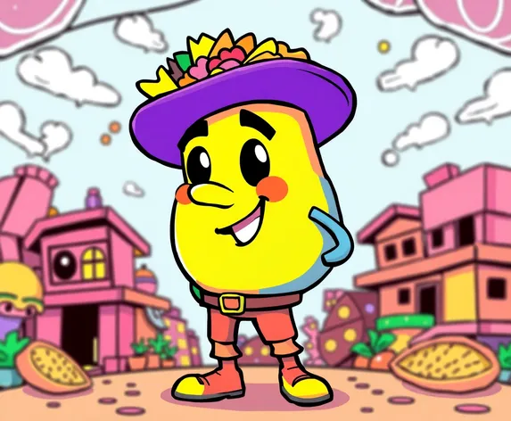 taco man cartoon