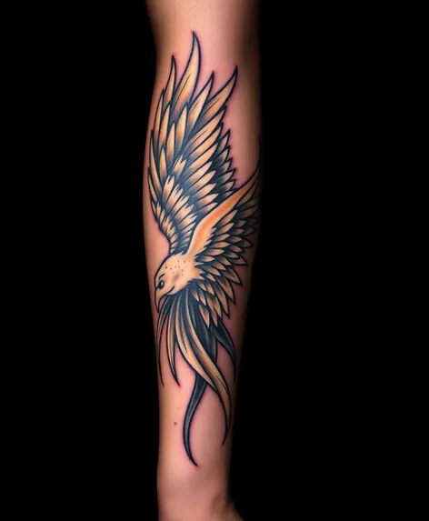 forearm sleeve tattoo wing